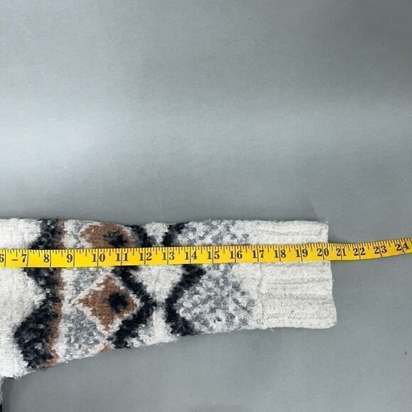 Vanessa Bruno Cardigan Womens Small Fair Isle Cottagecore Eclectic Grandpa Cozy - Picture 8 of 12